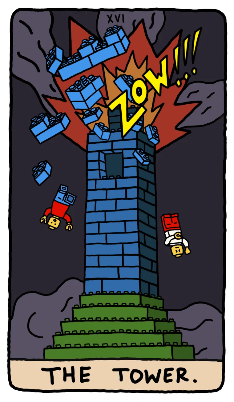 The Tower tarot card